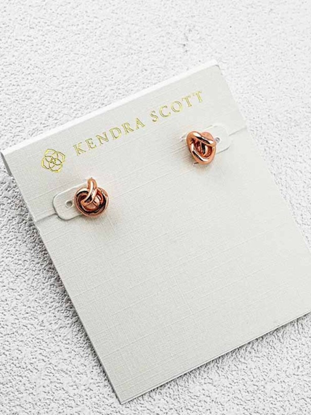 Kendra Scott Twisted Heart Stud Earrings